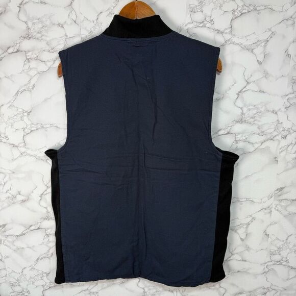 Weatherproof Men’s Canvas Vest sz M Outerwear Fleece Quilted NEW #F624 - Picture 4 of 6